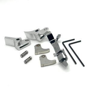 ⚡ New: Lone Star Value Glock FRT V2 6061 Aluminum Trigger Bar Kit 2x Shoe (Silver Curve and Flat) Gen 1 2 3 4, 9mm, .40, .357