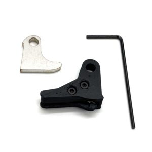 Alternative view of ⚡ New: Lone Star Glock FRT Polymer V3 Trigger Shoe Kit with Safety and Curved Steel Trip for All Glocks – Black
